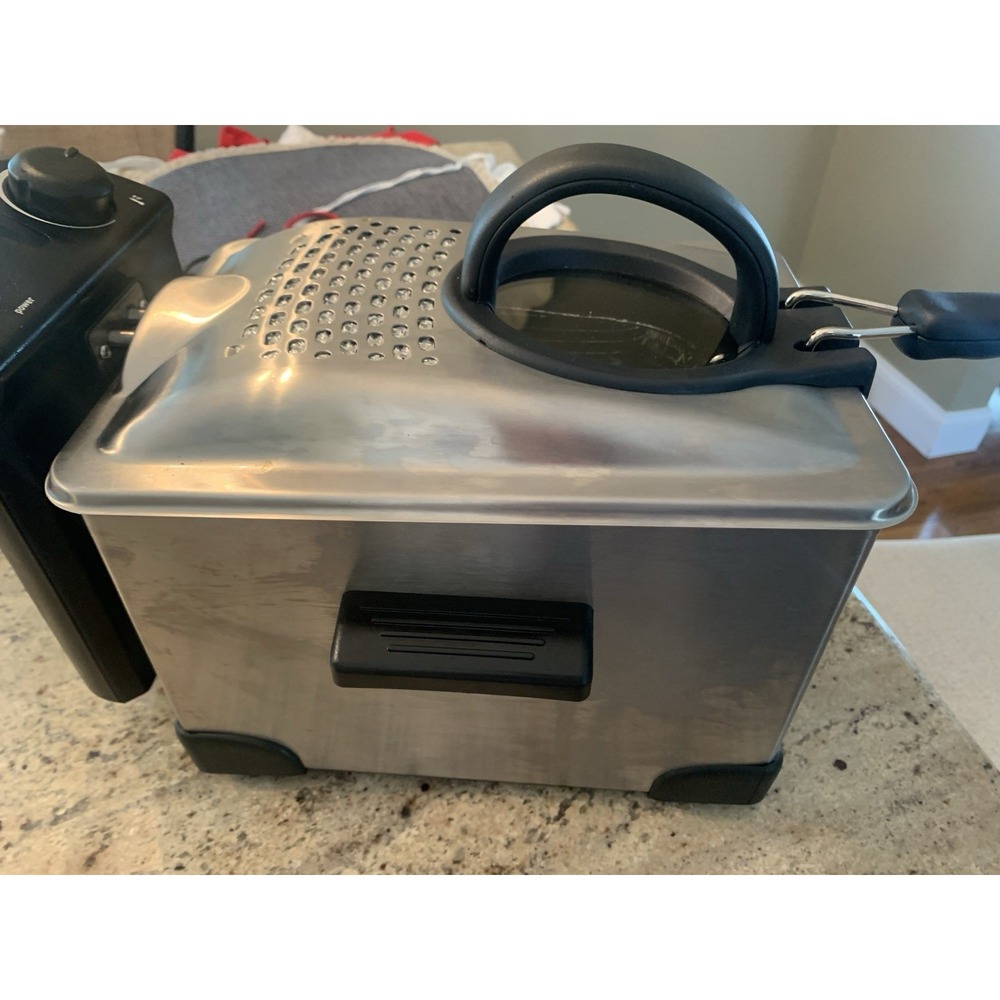 T-fal Easy Pro Deep Frying Machine FR101450 - 3L w/Helen Chen Stainless Steel‎